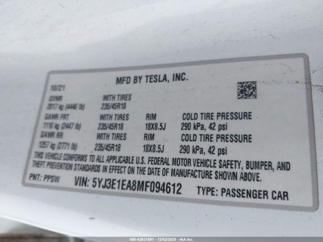 Tesla Model 3 Standard Range Plus Rear-wheel Drive Image 10