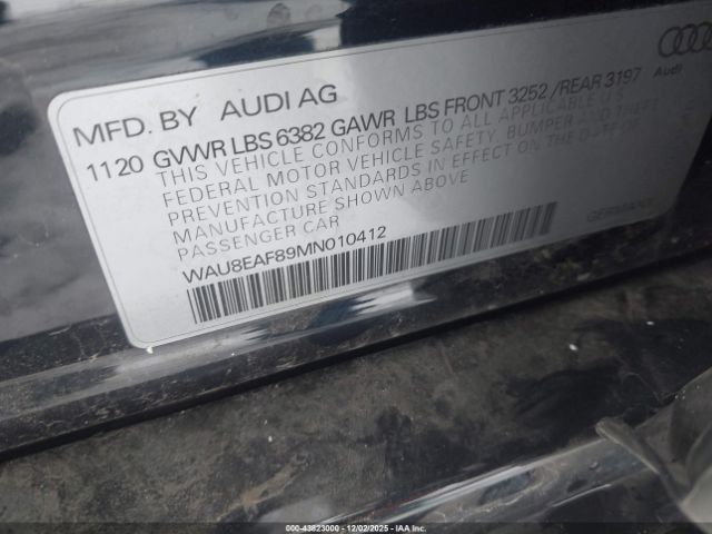 Audi A8 60 Tfsi Quattro Tiptronic Image 9