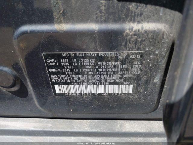 Subaru Outback 2.5i Premium Image 8