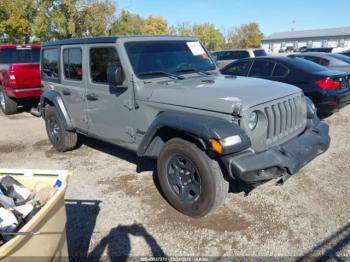  Salvage Jeep Wrangler