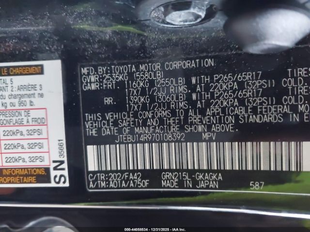 Toyota 4Runner Sr5 V6 Image 8