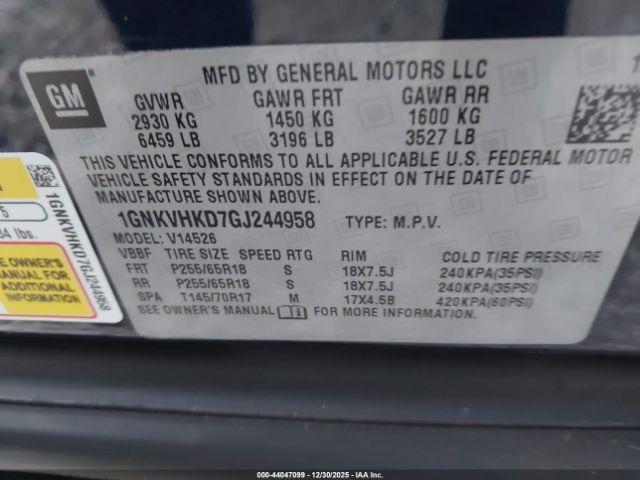 Chevrolet Traverse 2lt Image 7