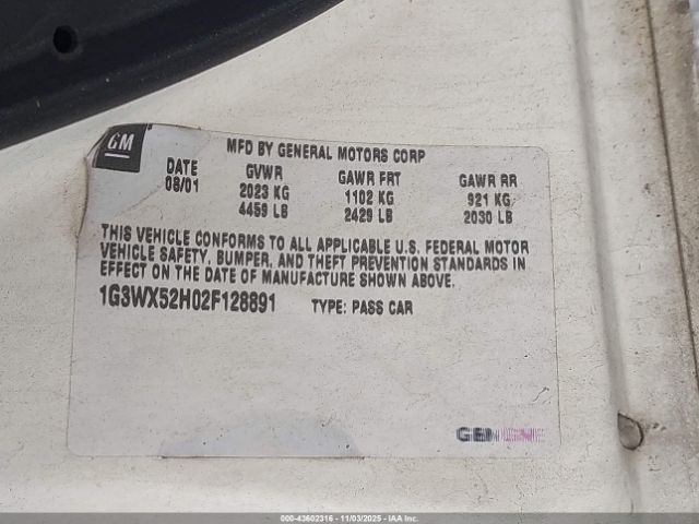 Oldsmobile Intrigue Gls Image 9