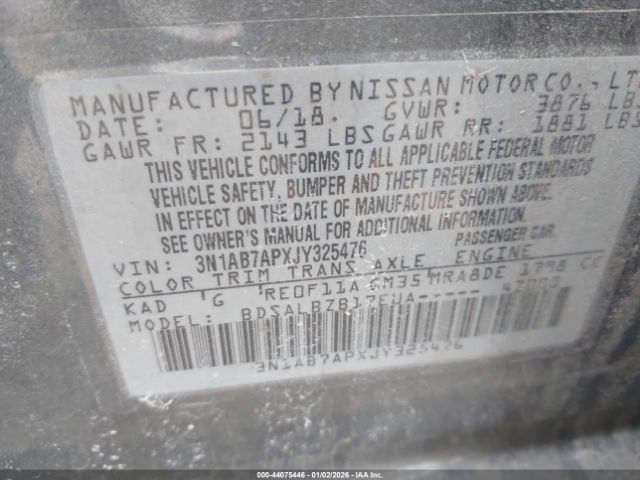 Nissan Sentra S Image 2