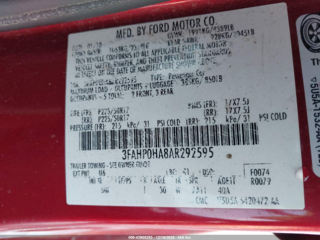 Ford Fusion Se Image 9