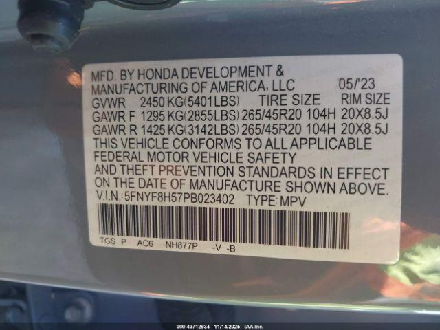Honda Passport Awd Ex-l Image 4