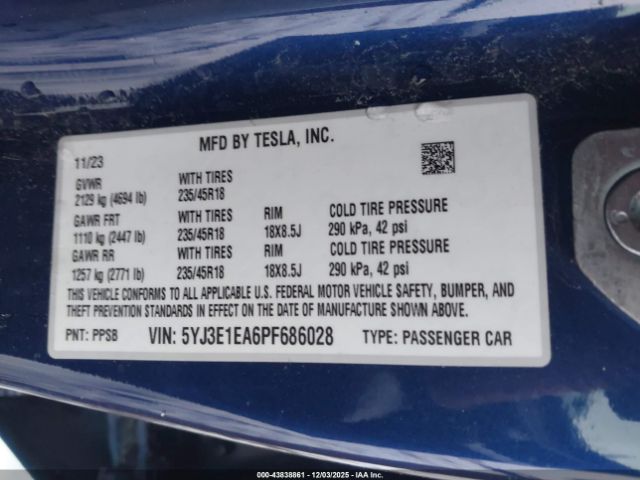 Tesla Model 3 Rear-wheel Drive Image 10