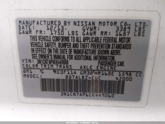 Nissan Versa 1.6 Sv Image 9