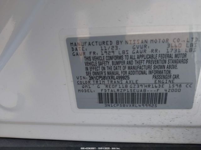 Nissan Kicks S Xtronic Cvt Image 8