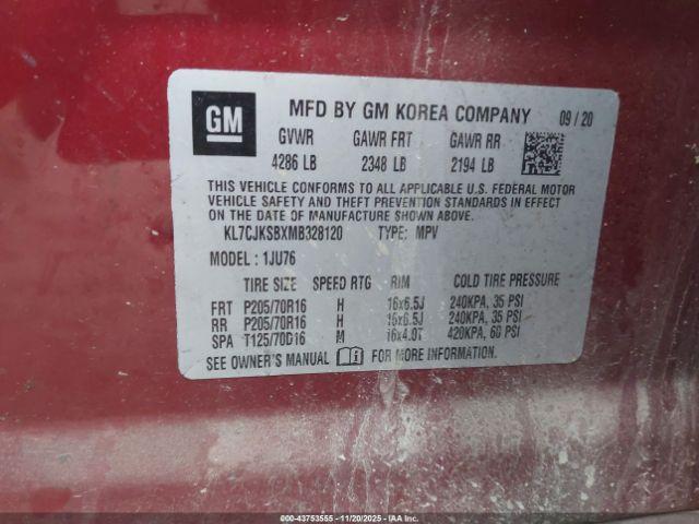 Chevrolet Trax Fwd Ls Image 12