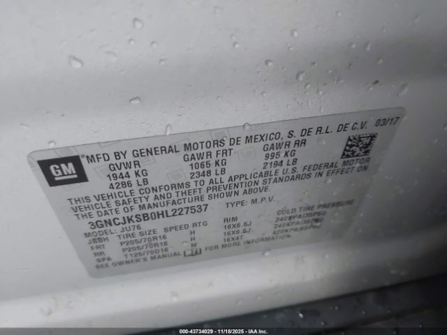 Chevrolet Trax Ls Image 9