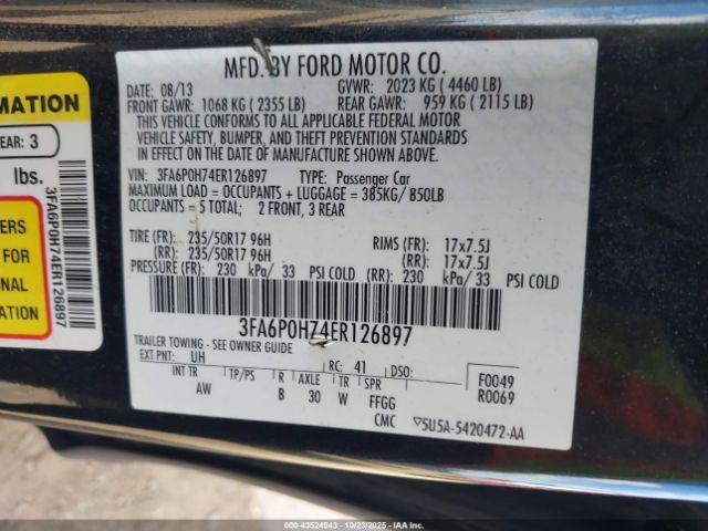 Ford Fusion Se Image 2