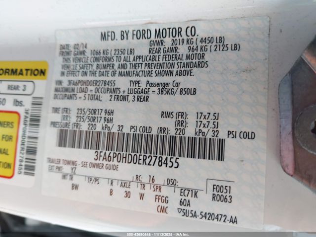 Ford Fusion Se Image 16