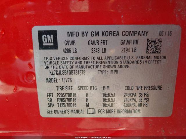 Chevrolet Trax Lt Image 7