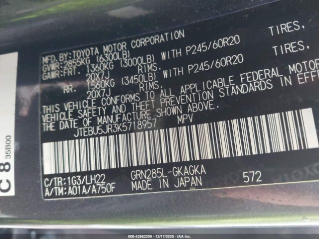 Toyota 4Runner Limited Nightshade Image 16