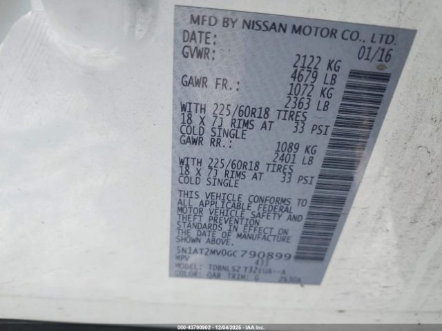 Nissan Rogue Sl Image 2