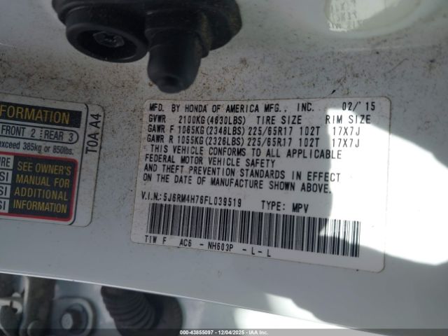 Honda CR-V Ex-l Image 6