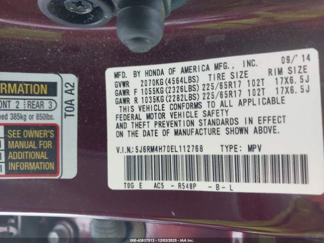 Honda CR-V Ex-l Image 8