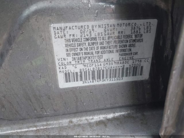 Nissan Sentra S Image 6