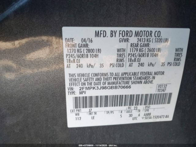 Ford Edge Sel Image 13