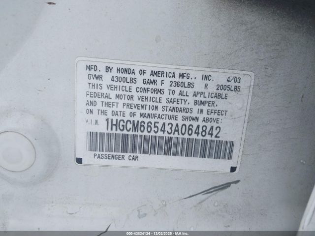 Honda Accord 3.0 Ex Image 12